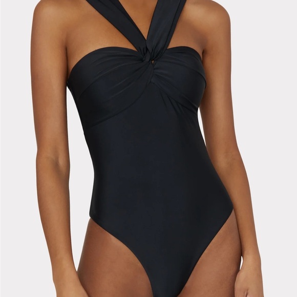 Milly "Betsy" Draped Bandeau One Piece (Size S) - Picture 3 of 9